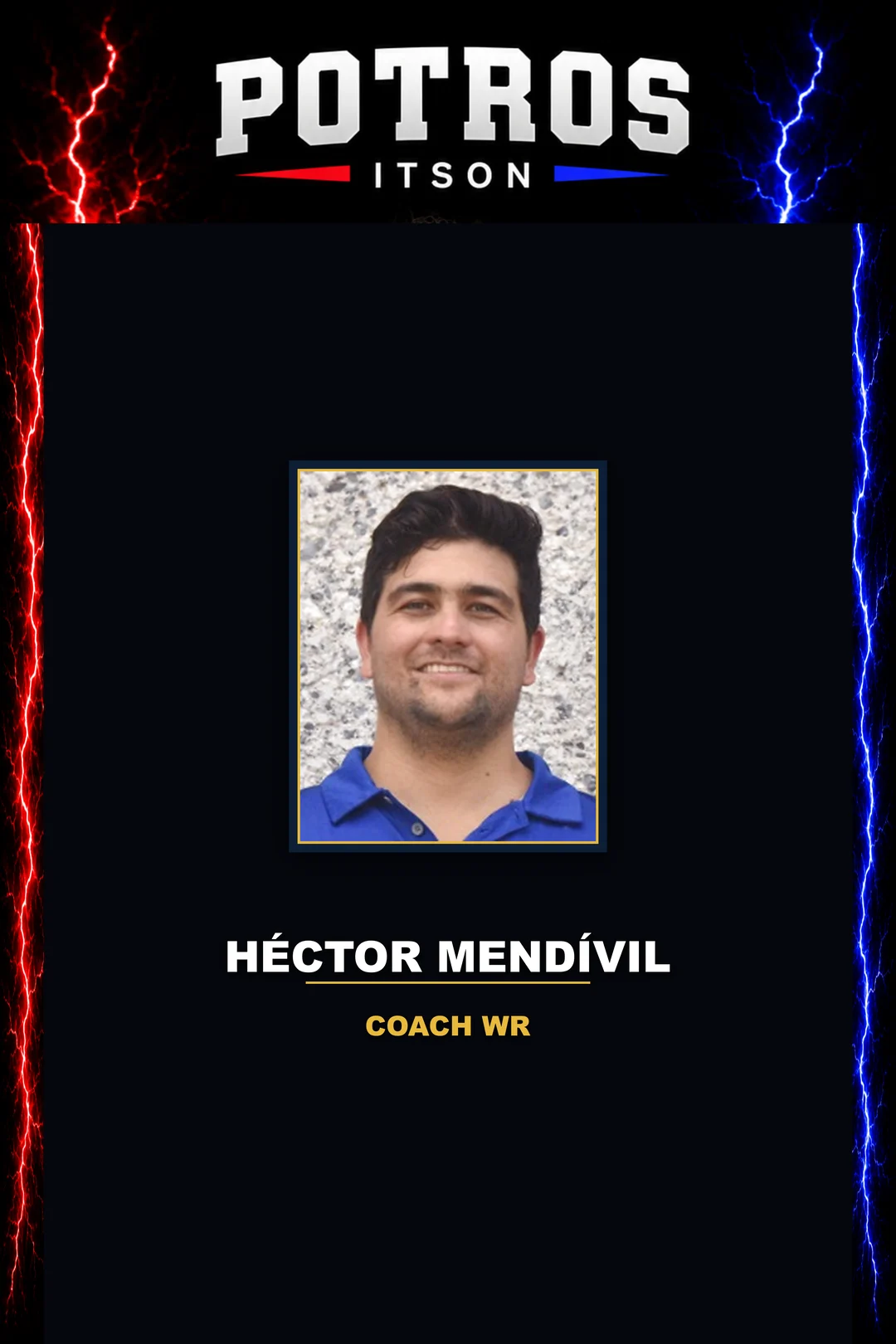 Héctor Mendívil — Coach WR